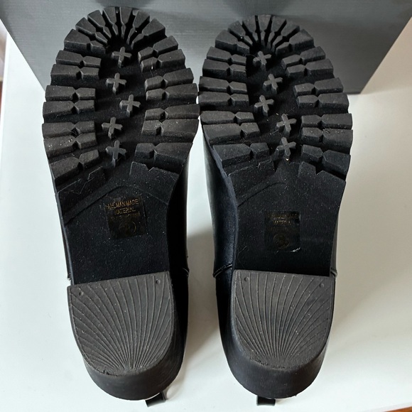 Soda Black Chunky Heel Lug sole Chelsea Boots size 8 - Picture 9 of 13